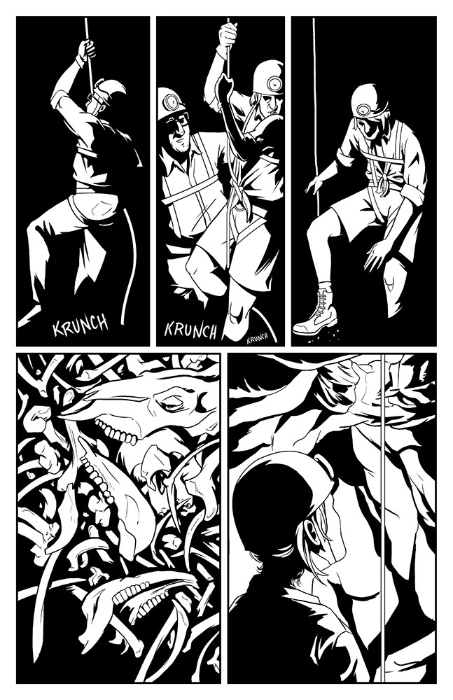 OFFERING, Issue 1: page 4 art by Kevin Warren