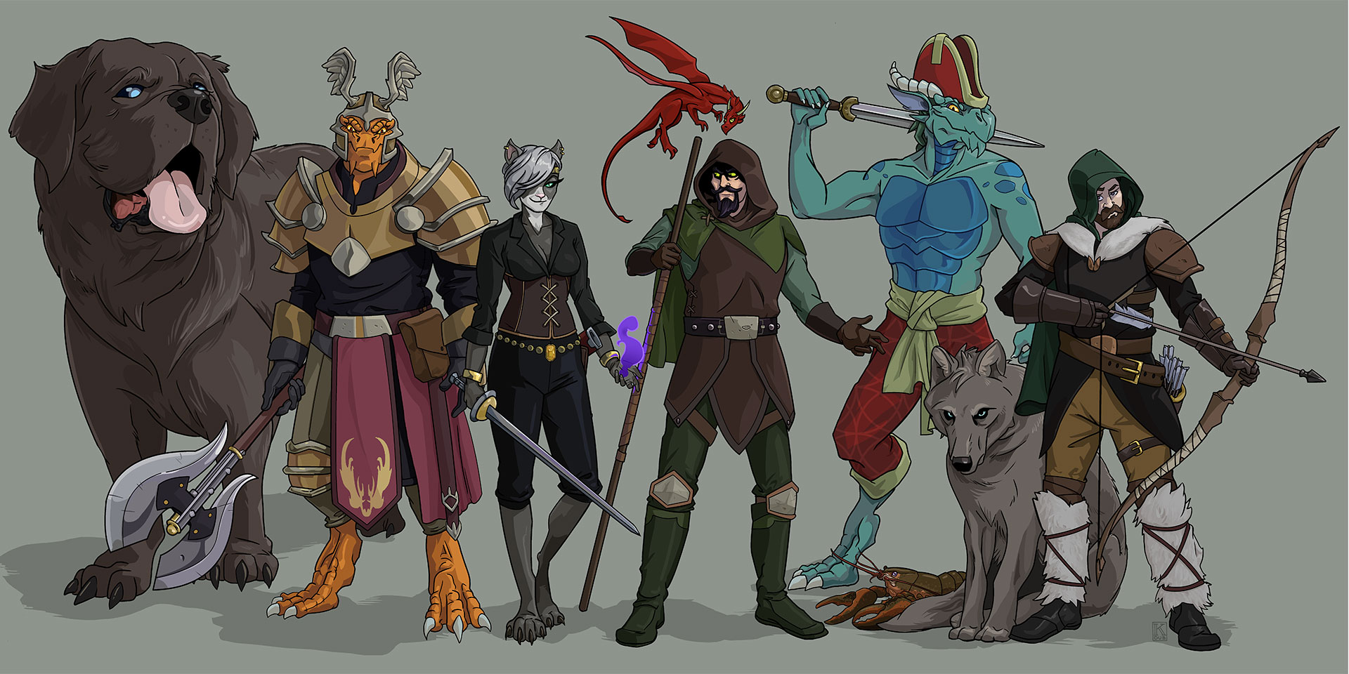 DnD Party commission